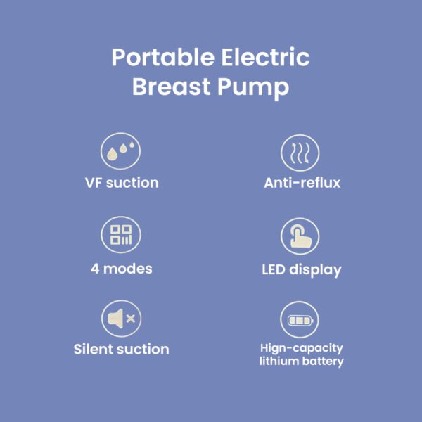 Portable breast pump